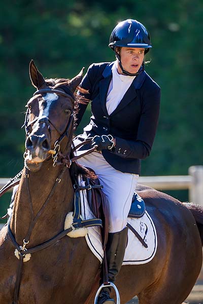 Head Trainer Katherine Wade-Easley Rides in Competition